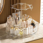 وحدة تخزين مستحضرات التجميل الفاخرة الدوارة المصنوعة من الأكريليك