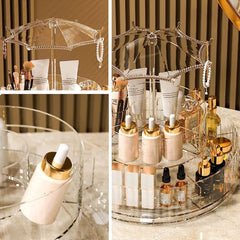 Rotating Luxury Acrylic Cosmetic Storage