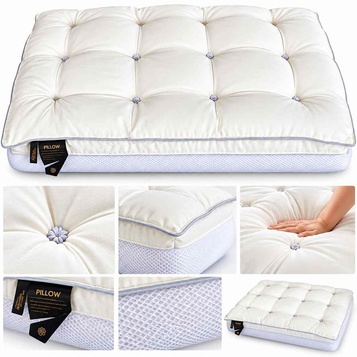Bed Pillows 1 Pack, Premium Hotel Quality in Soft Pillows