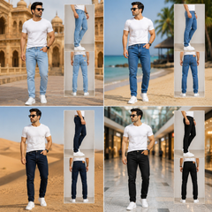Men's Regular Fit Denim Jeans, Sizes 30-40