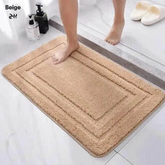 Luxury Non Slip Bath Floor Mat 50x80 cm | Soft Furry Bathroom Rug