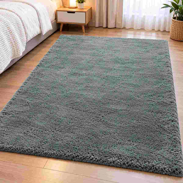 Furry Area Rug 80X150cm for Bedroom, Shag Rug for Kids Room, Living Room Decor, Fuzzy Carpet for Nursery, Plush Rug for Game Room, Soft Shaggy Rug for Play Room
