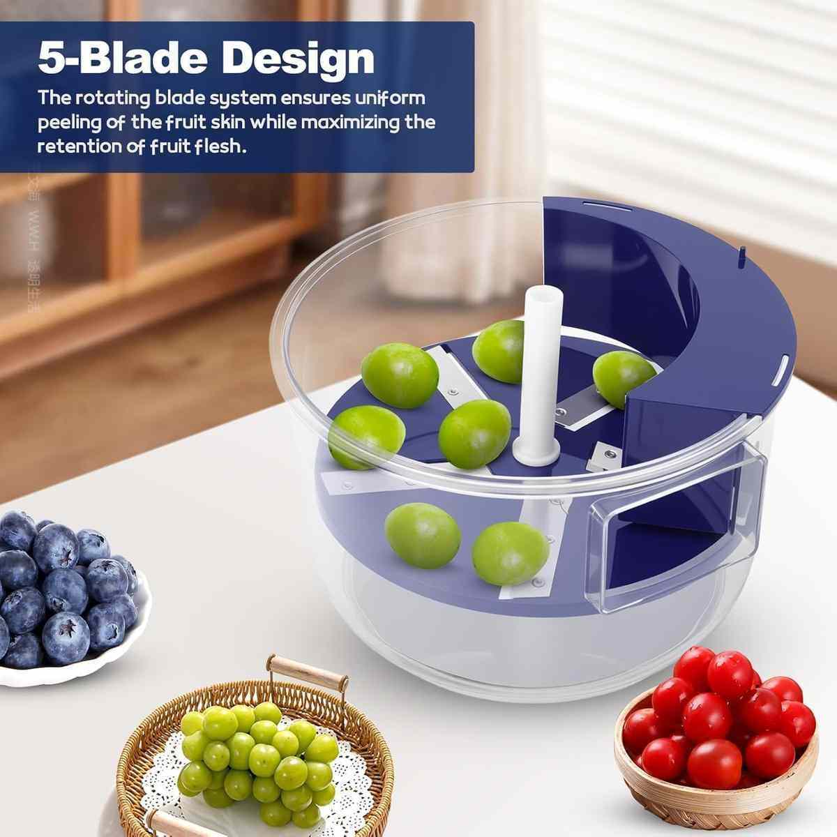 Garlic Peeler Automatic Fruit & Vegetable Peeler Machine Fruit Peeler Rechargeable Electric