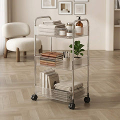 3-Tier Rolling Storage Cart Organizer