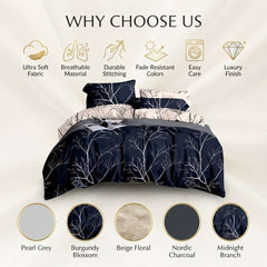 Luxury Floral Bedding Set | Soft Comforter