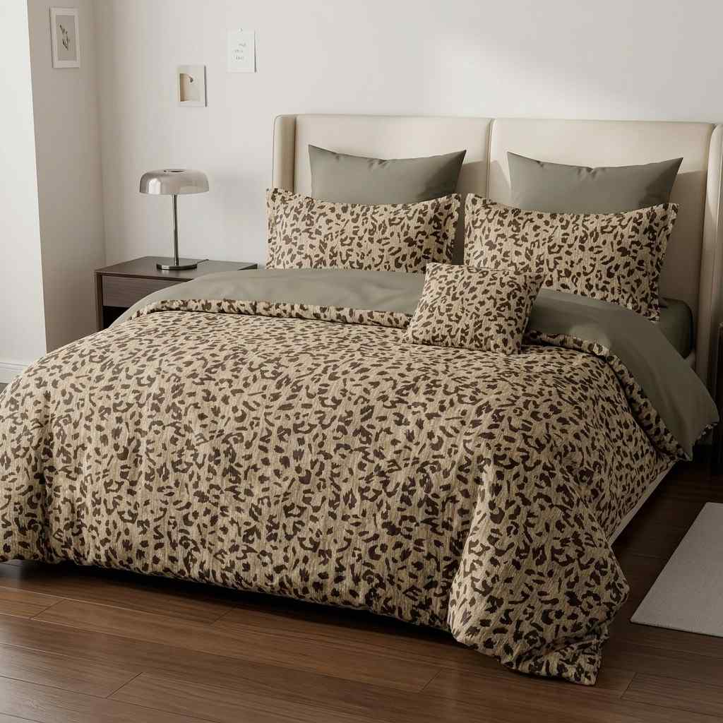 Luxury Cotton Bedding Set 6 Piece Comforter