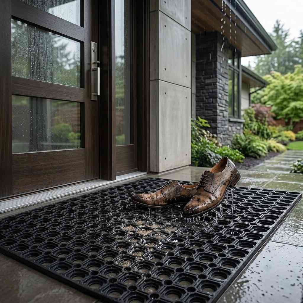 Heavy Duty Non Slip Rubber Door Mat 40x60 CM