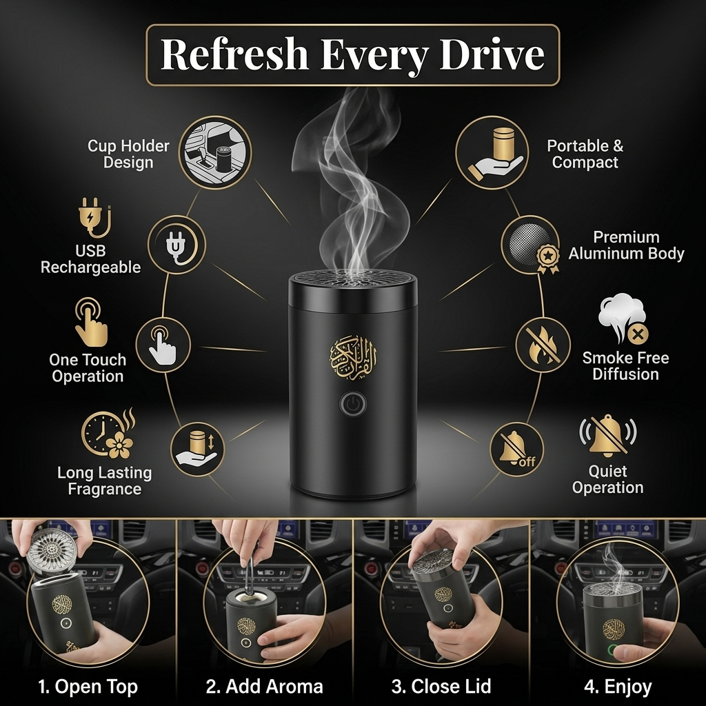 Smart Car Aromatherapy Diffuser USB