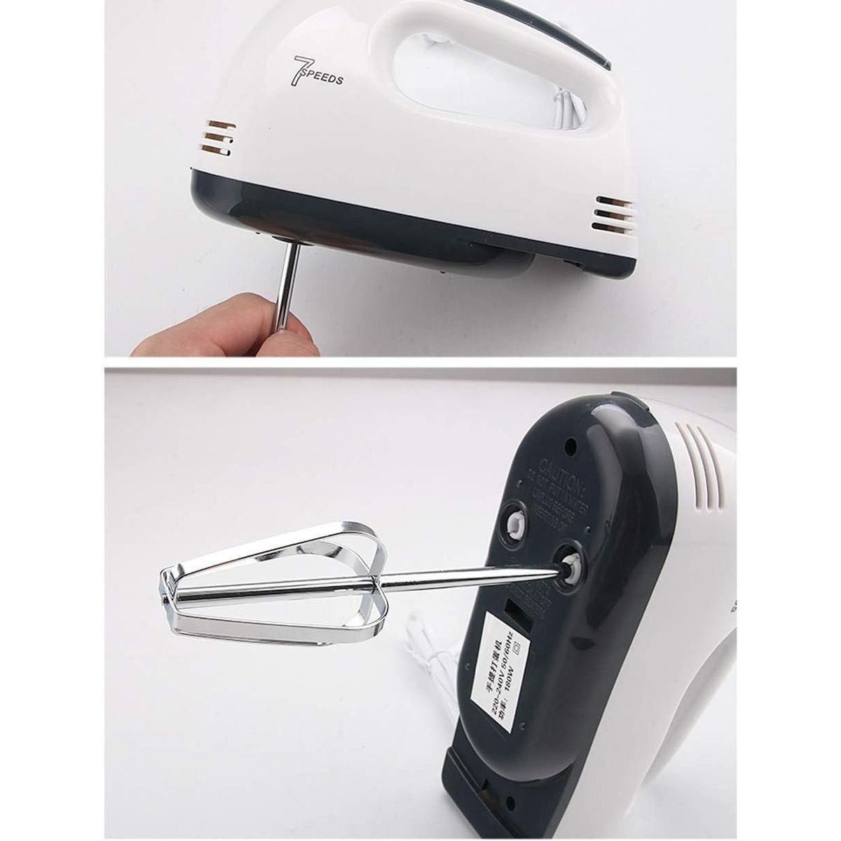 Hand Mixer Electric Lightweight Egg Beater, Handheld Food and Cake Mixer