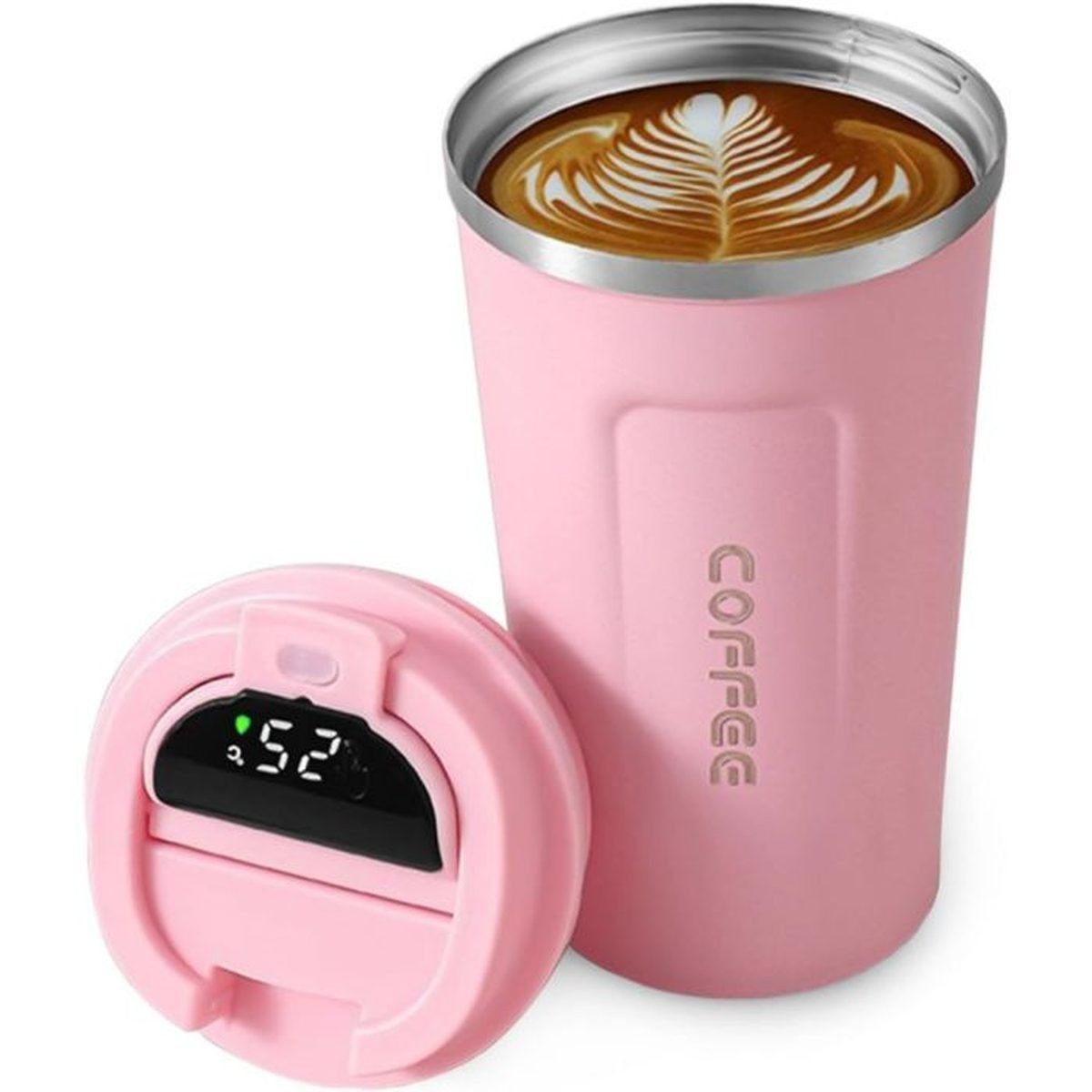 Insulated Tumbler with Digital Temperature Display 510 ml