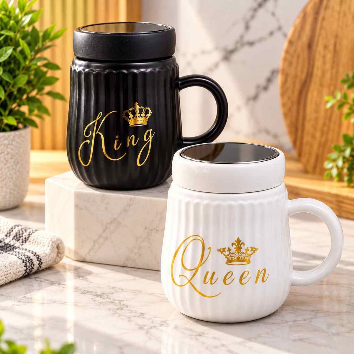 Premium Ceramic Coffee Mug (King or Queen) Print