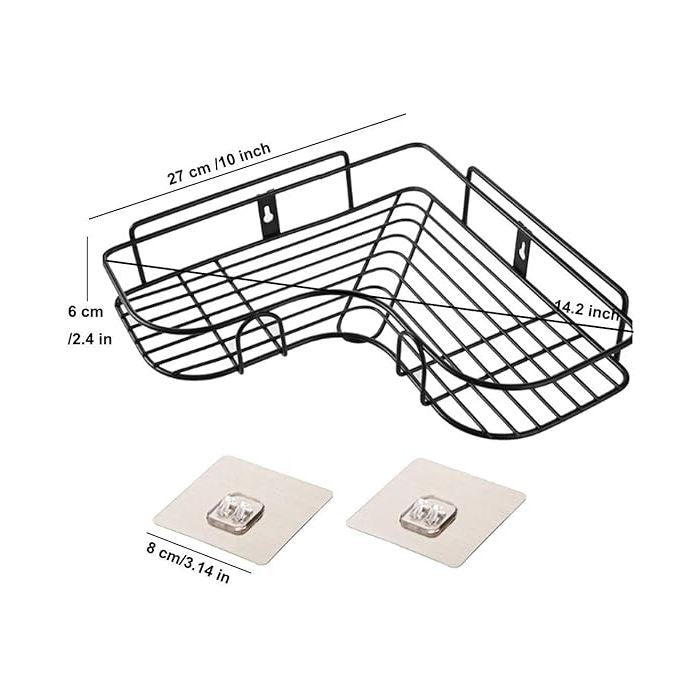 Metal Bathroom Corner Shelf Rack