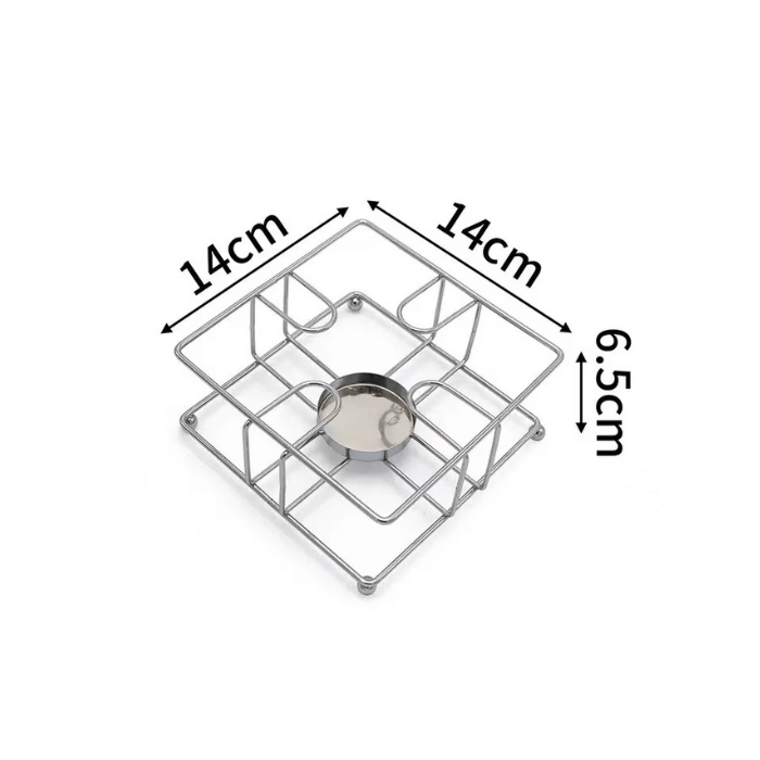Metal Tea Coffee Heater Stand Warmer Rack Kitchen Holder
