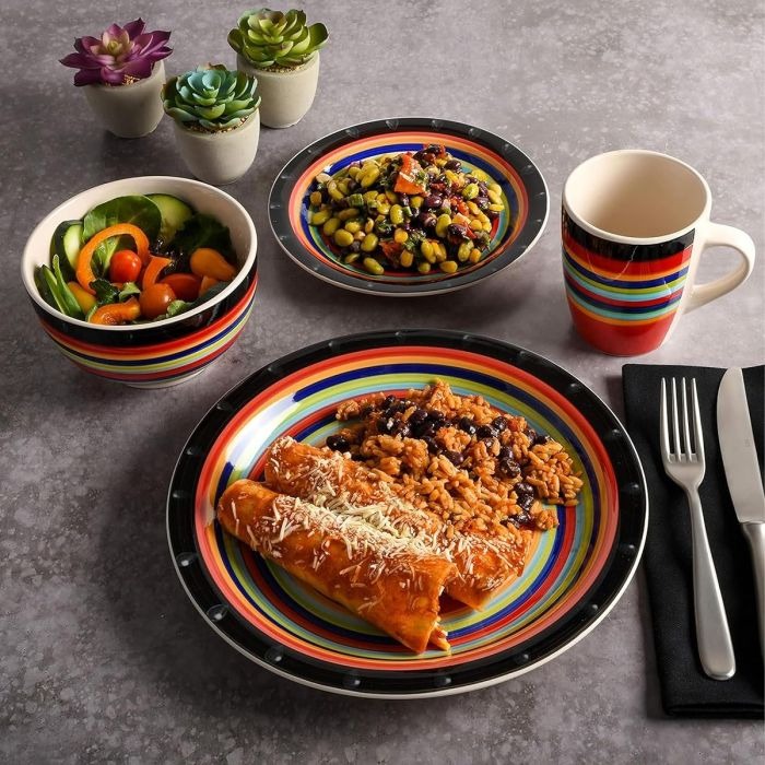 Maison & White 16-Piece Dinner Set