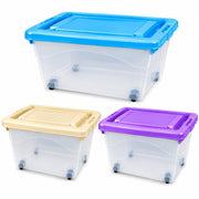 Multifunctional Storage Box with Wheels