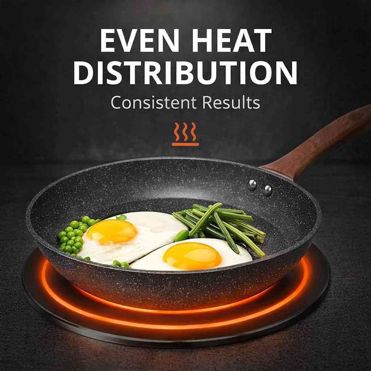 Non Stick Chef's Pan Marble Wok – 26cm