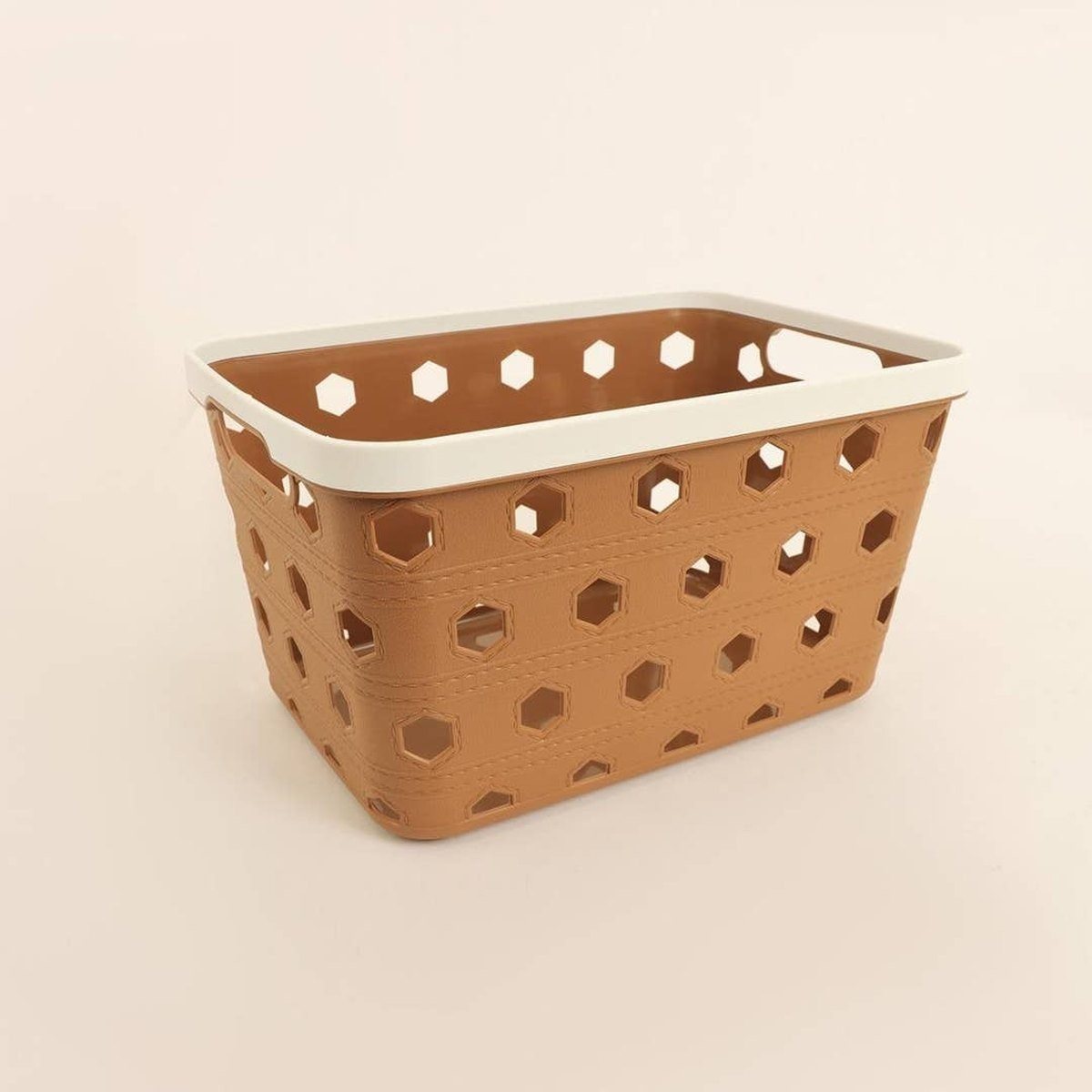 Plastic Storage Basket with Handles