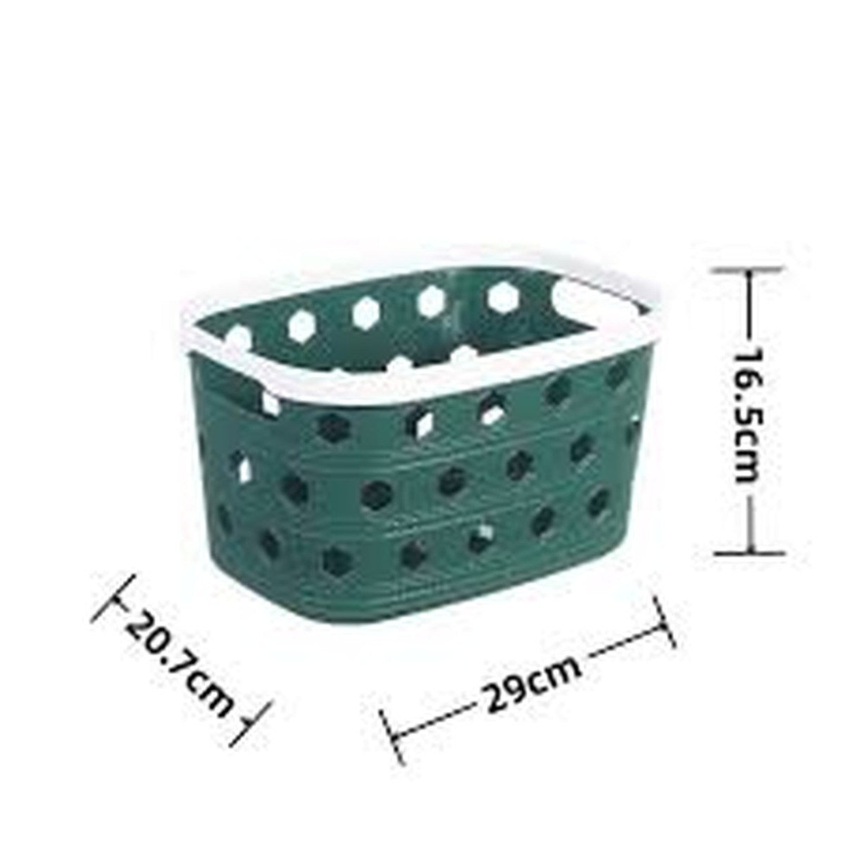 Plastic Storage Basket with Handles