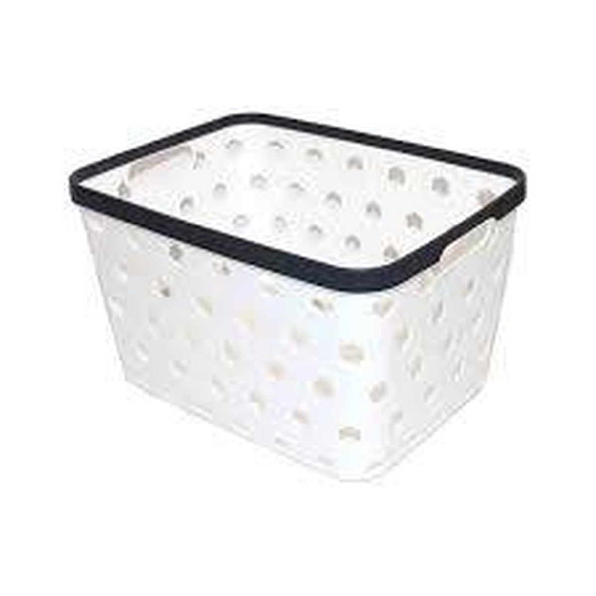 Plastic Storage Basket with Handles