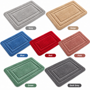 Bathroom Rugs 50X80cm, Non-Slip Doormats Extra Soft and Absorbent Microfiber Bath Mat for Home Floor