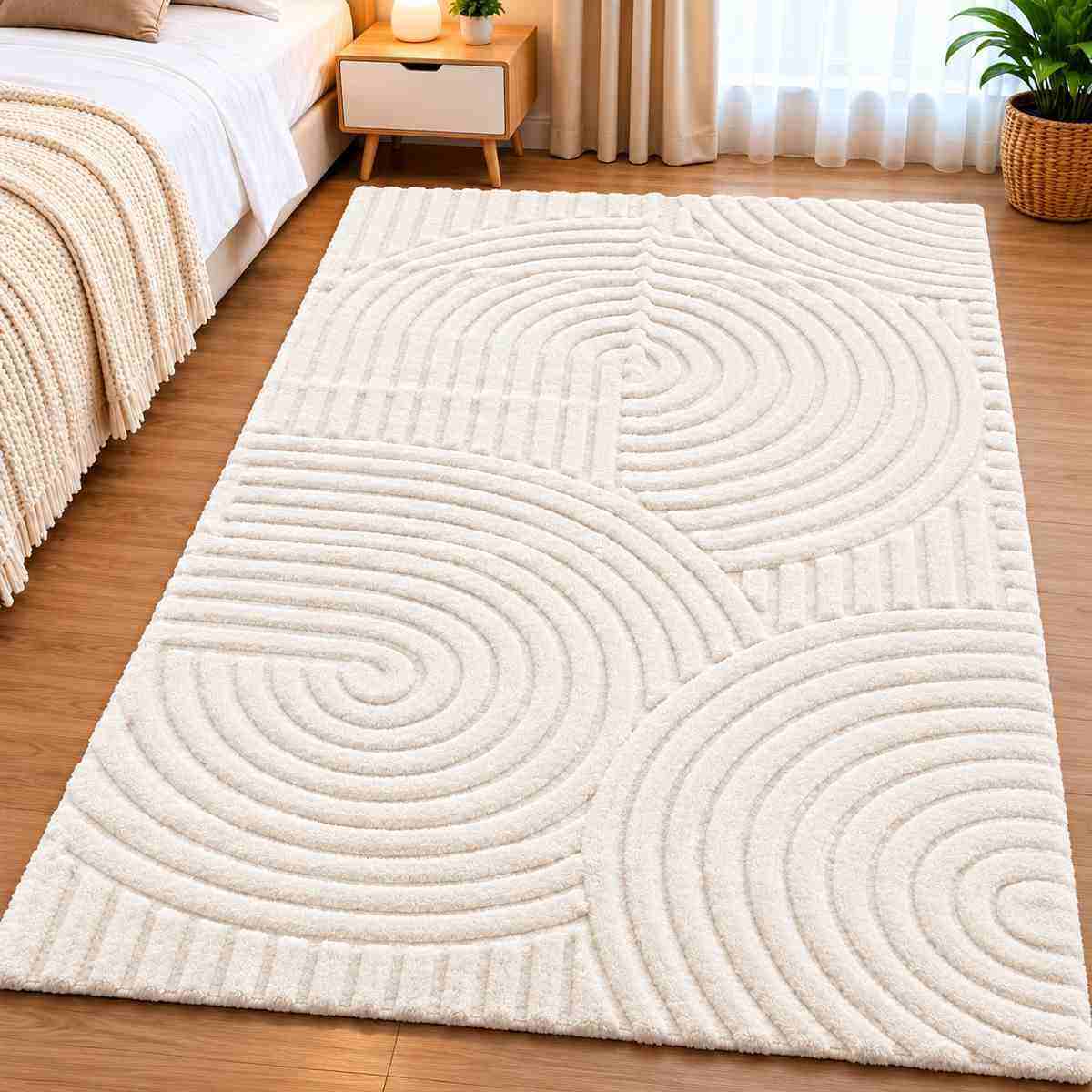 Rugs Living Room Rug Soft Carpet for Bedroom Non Slip 90X150CM