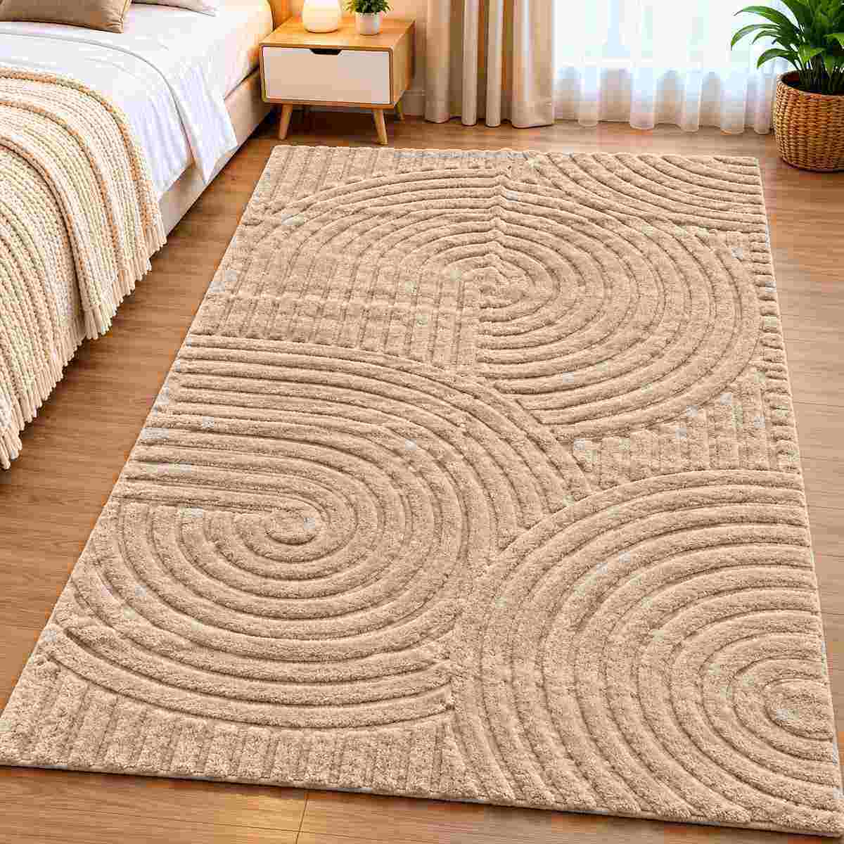 Rugs Living Room Rug Soft Carpet for Bedroom Non Slip 90X150CM