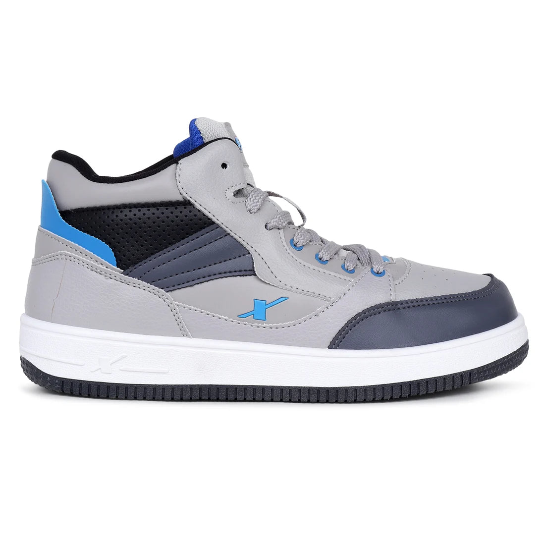 Sparx Men's High-Top Sneakers Grey Blue