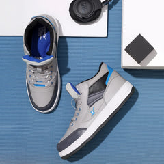 Sparx Men's High-Top Sneakers Grey Blue