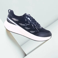 Sparx Men's Active Wear Running Shoes Black White
