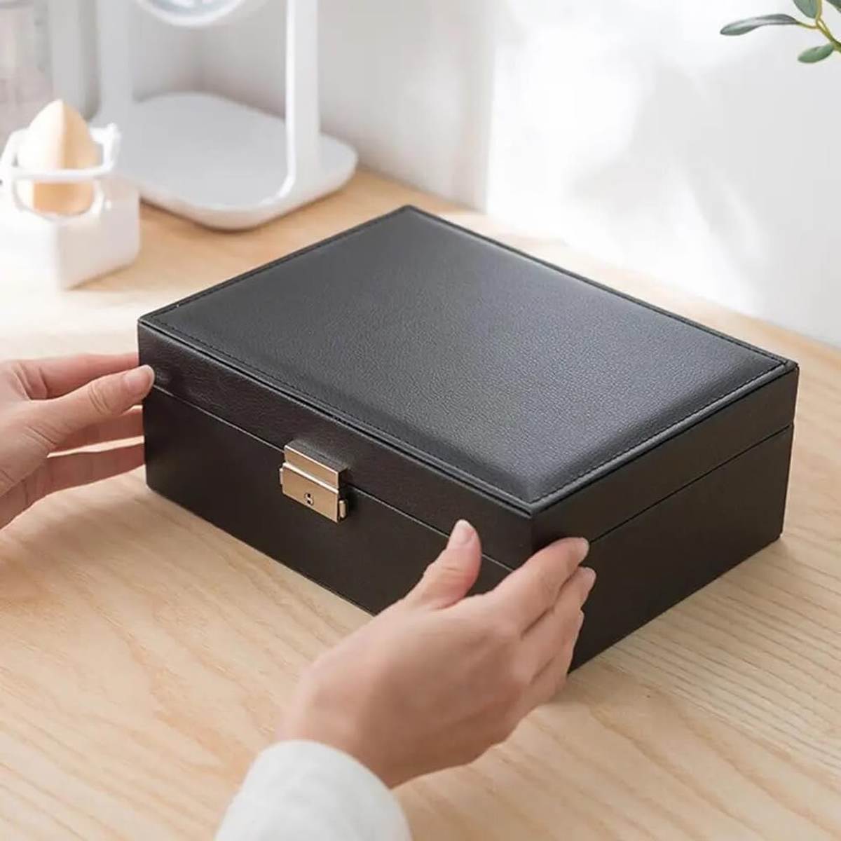 Shining Diva Fashion Jewellery Organisers Box Double