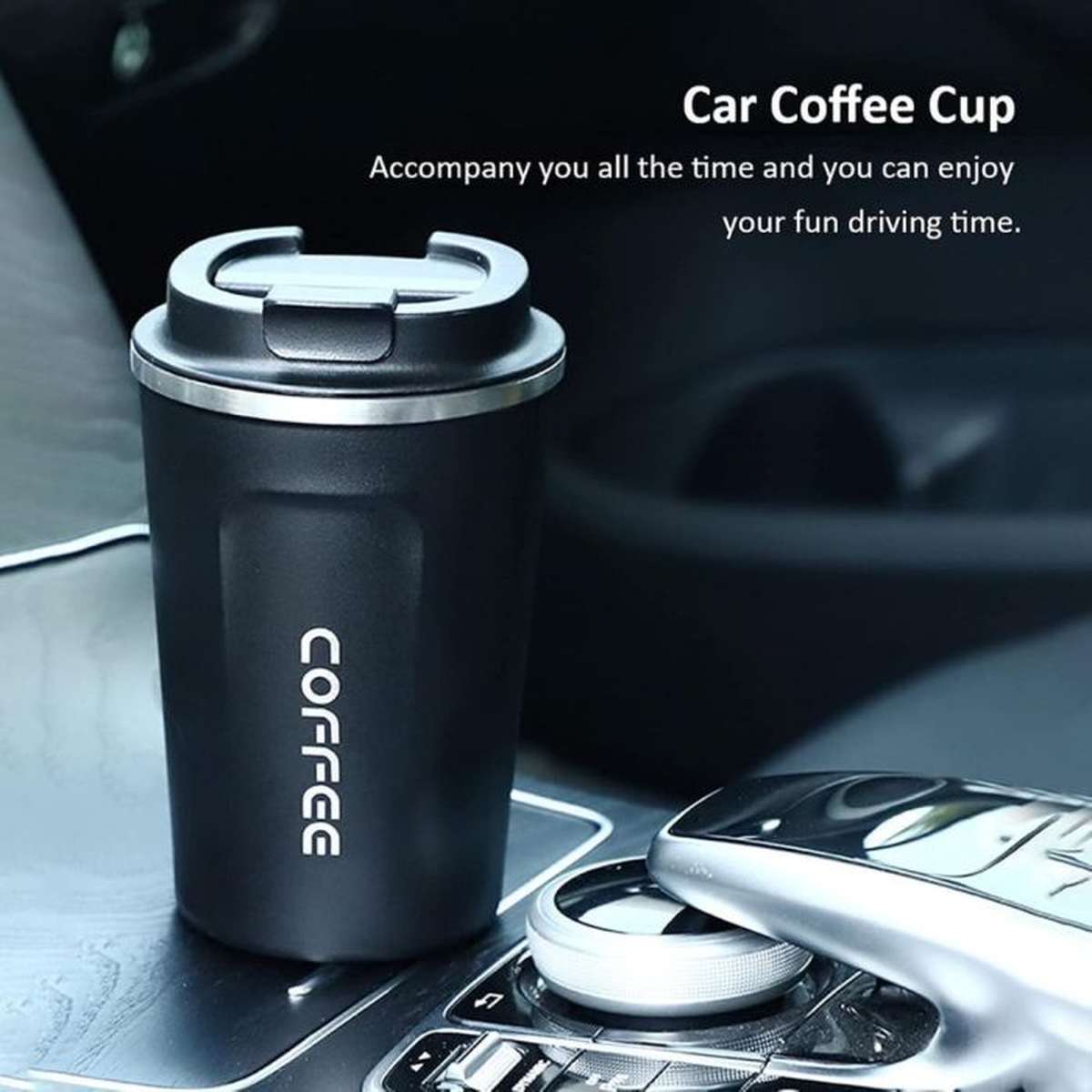 Stainless Steel Insulated Tumbler with Leak-Proof Lid 510 ml