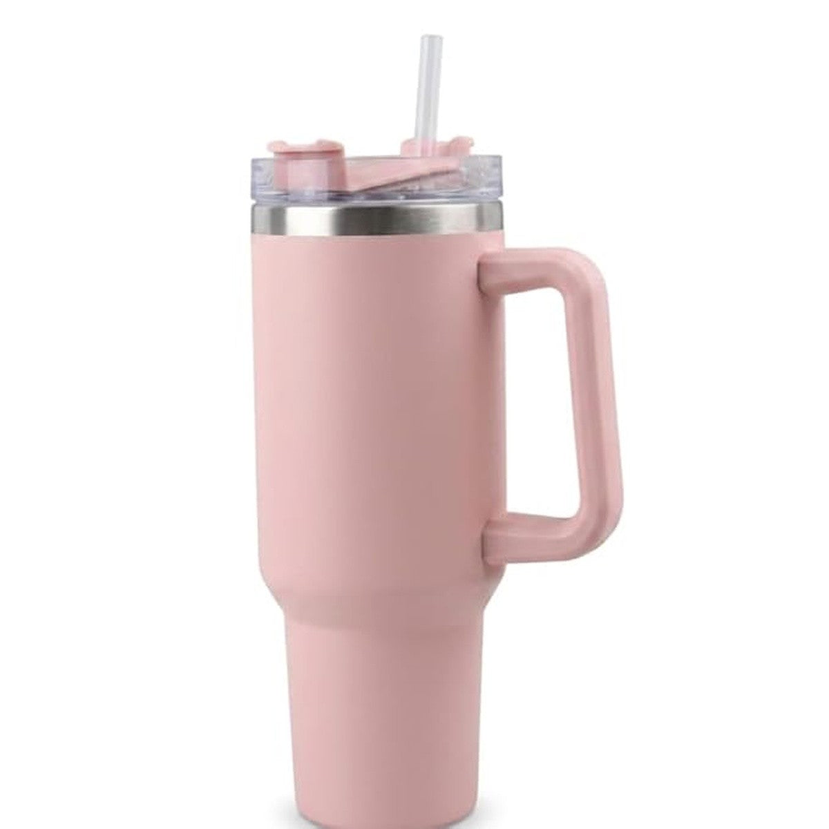 Thermal Mug with Straw and Black Airtight Lid - 1200ml
