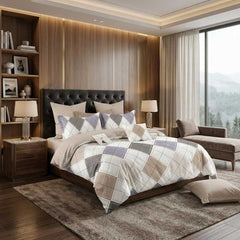Premium Blend King Comforter Set Luxury 6 Pieces