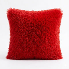 Fluffy Plush Throw Pillow Soft Furry Cushion