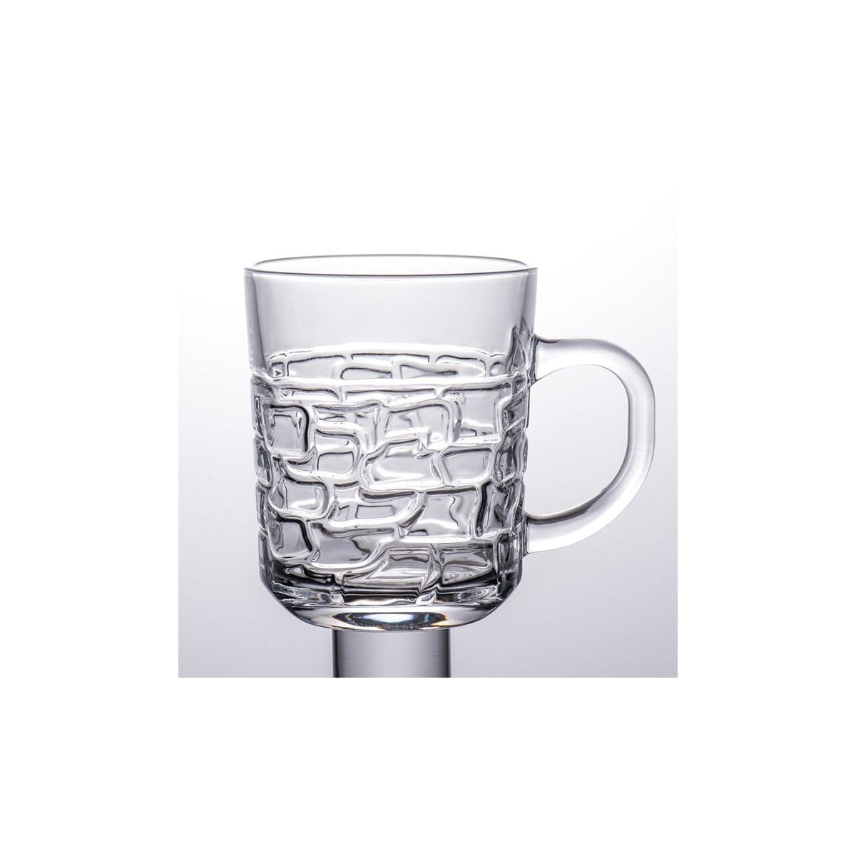 Glass 230ml Tea Mug - 6 PCs