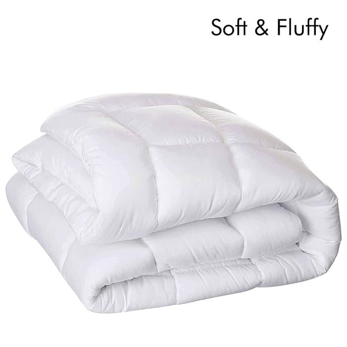 Arbaana cotton quilted mattress topper pad with flexible straps for soft, comfortable bedding and hotel-quality sleep.