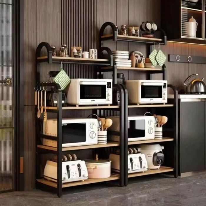 Kitchen Microwave Storage Cabinet
