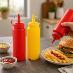 Flexible Squeeze Sauce Bottle – Food Grade 12oz