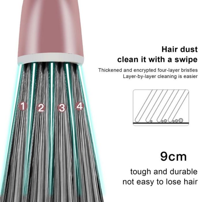 Cleaning Broom and Dustpan Set with Steel Stick