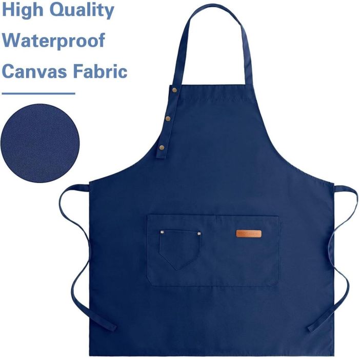 Kitchen Apron with Large Pockets
