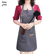 Kitchen Apron with Large Pockets