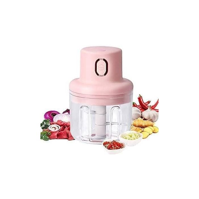 Rechargeable Wireless Mini USB Electric Garlic Chopper