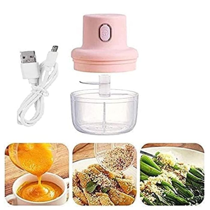 Rechargeable Wireless Mini USB Electric Garlic Chopper