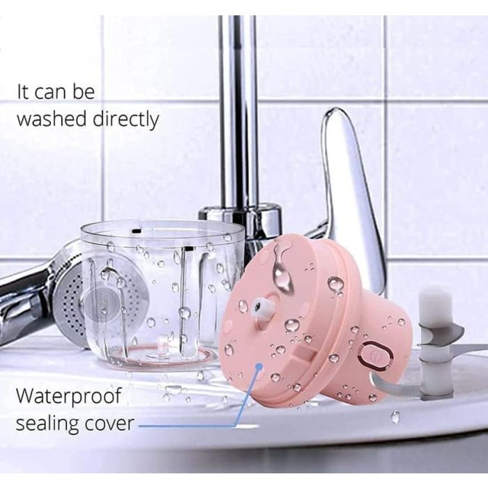 Rechargeable Wireless Mini USB Electric Garlic Chopper