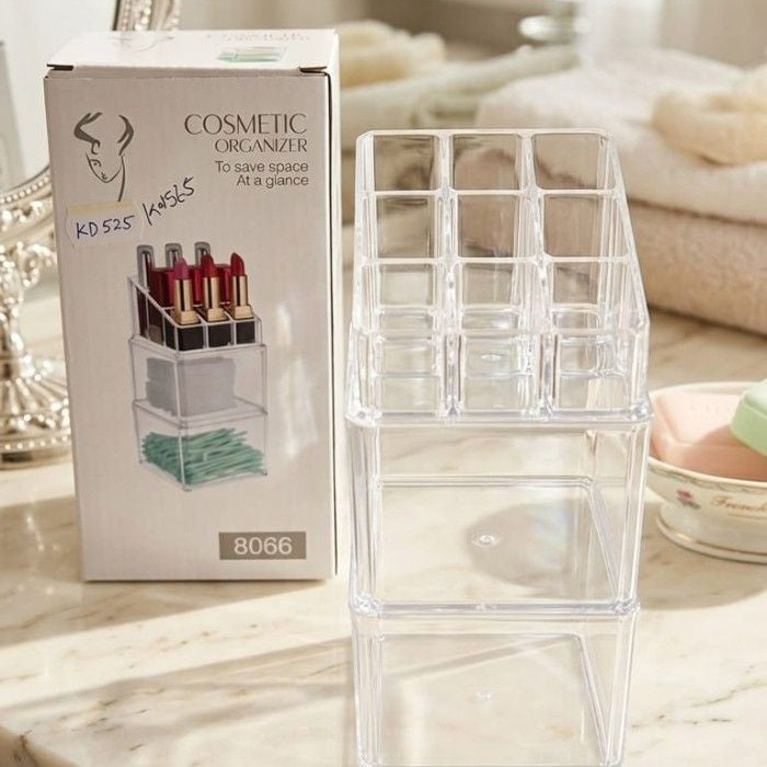 Clear Acrylic Cosmetic Organizer with Drawers