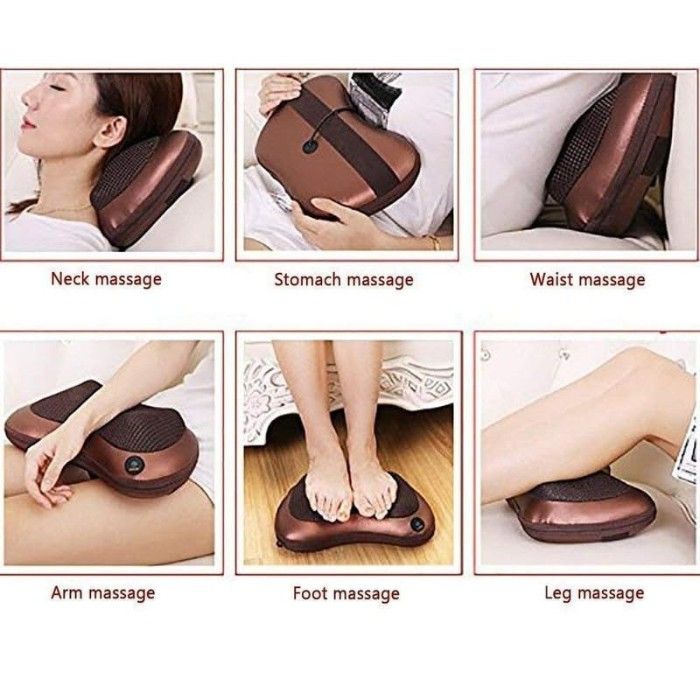 Rechargable Neck & Body Massage Pillow with Heat