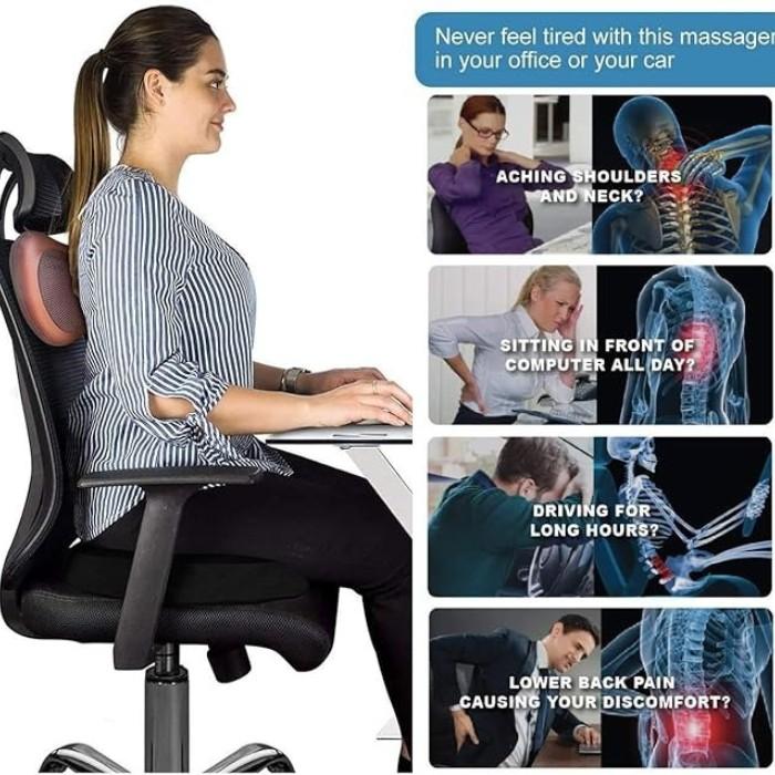 Rechargable Neck & Body Massage Pillow with Heat