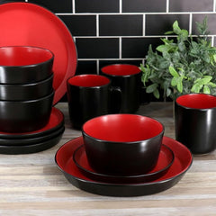 Dinner Set 16 Pieces Plates Bowls Cups Mix