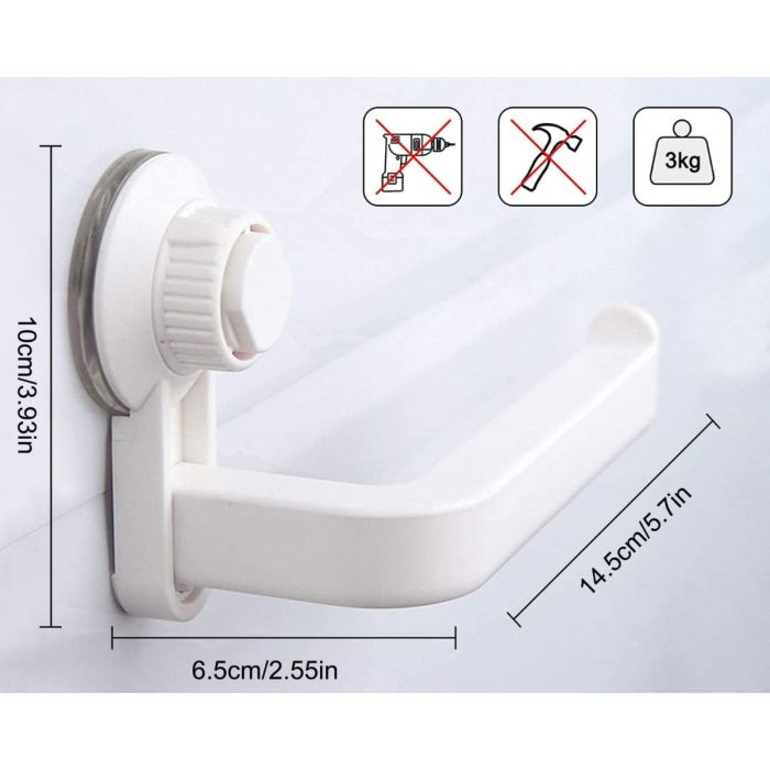 Toilet Paper Holder with Suction Cup